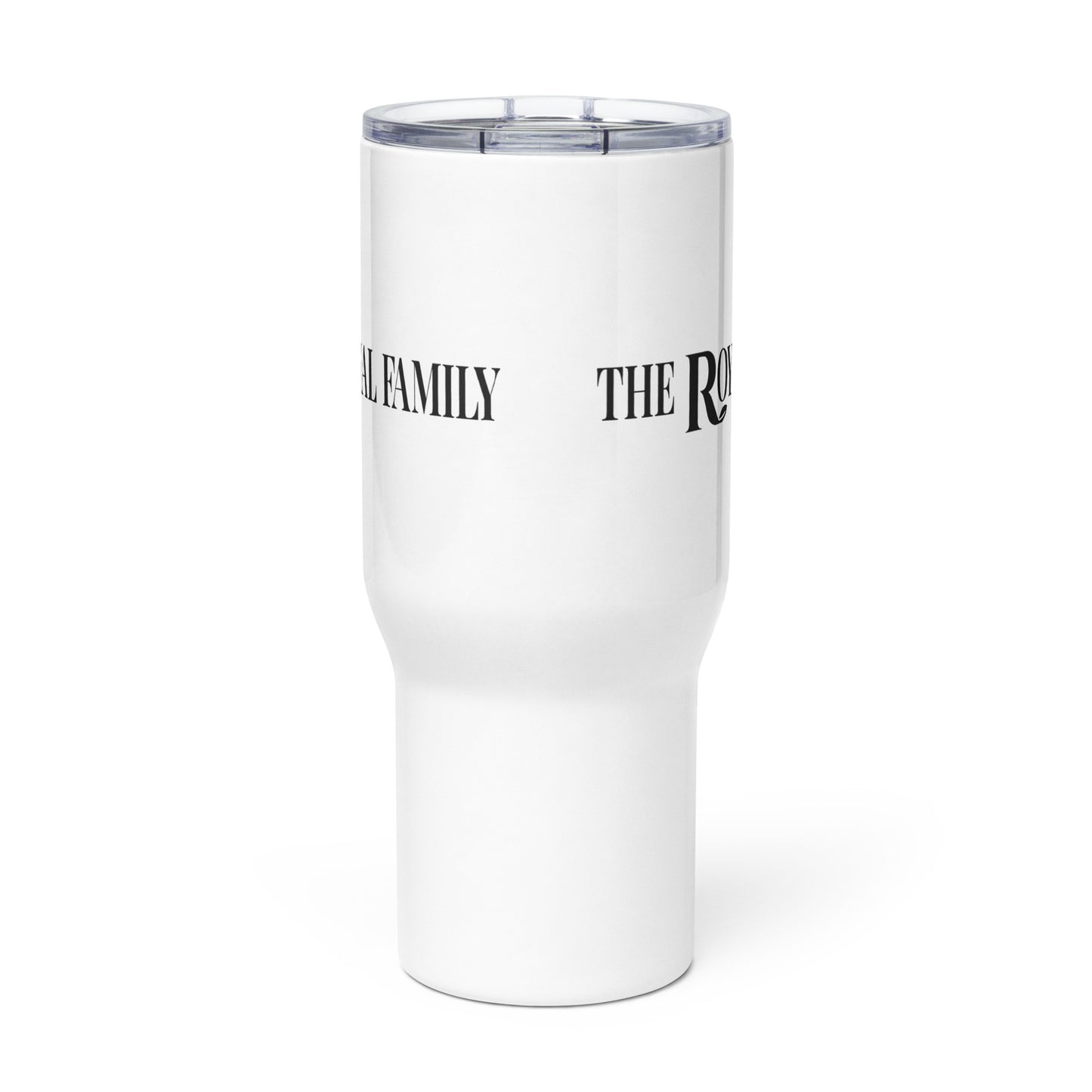 Travel mug with a handle