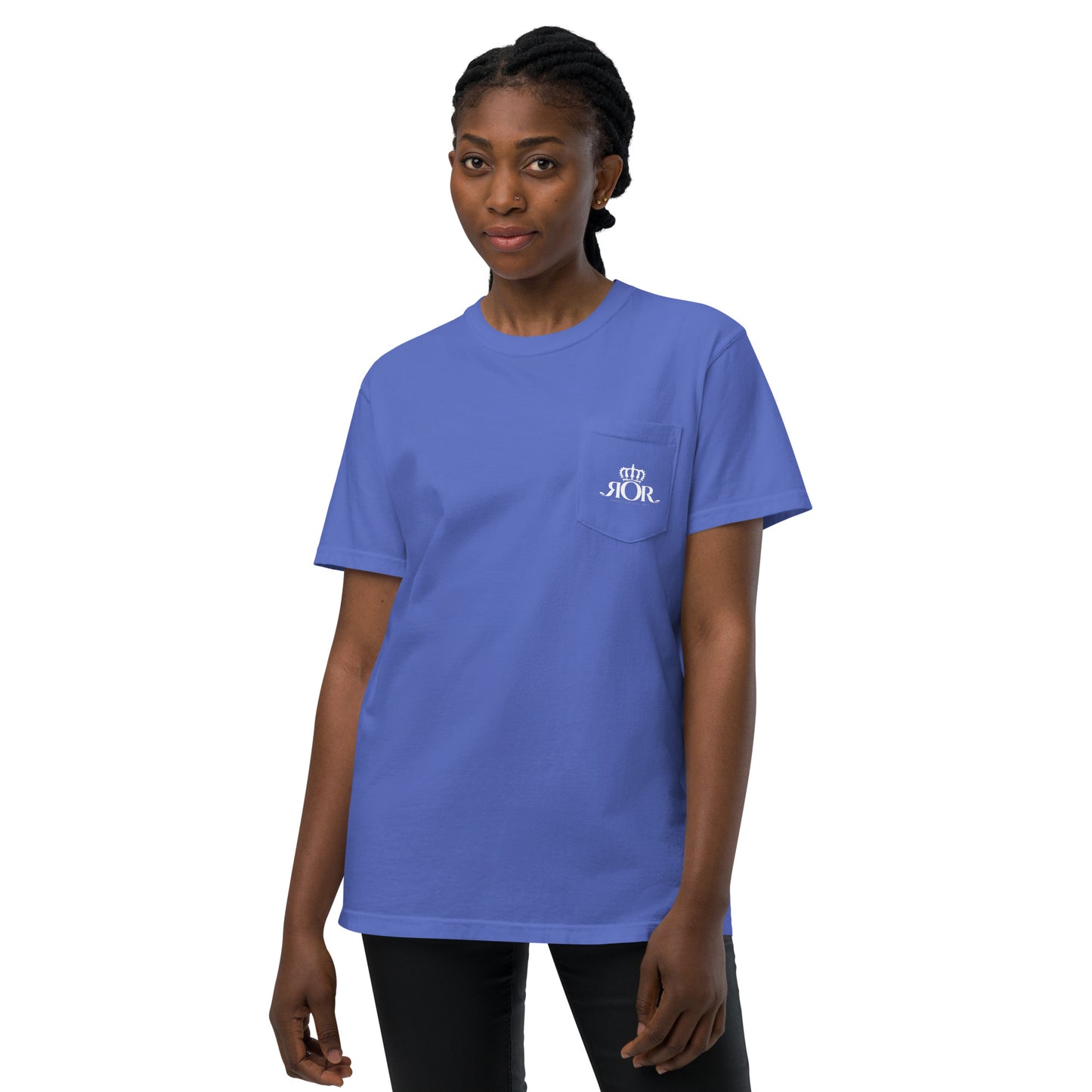 Unisex garment-dyed pocket t-shirt