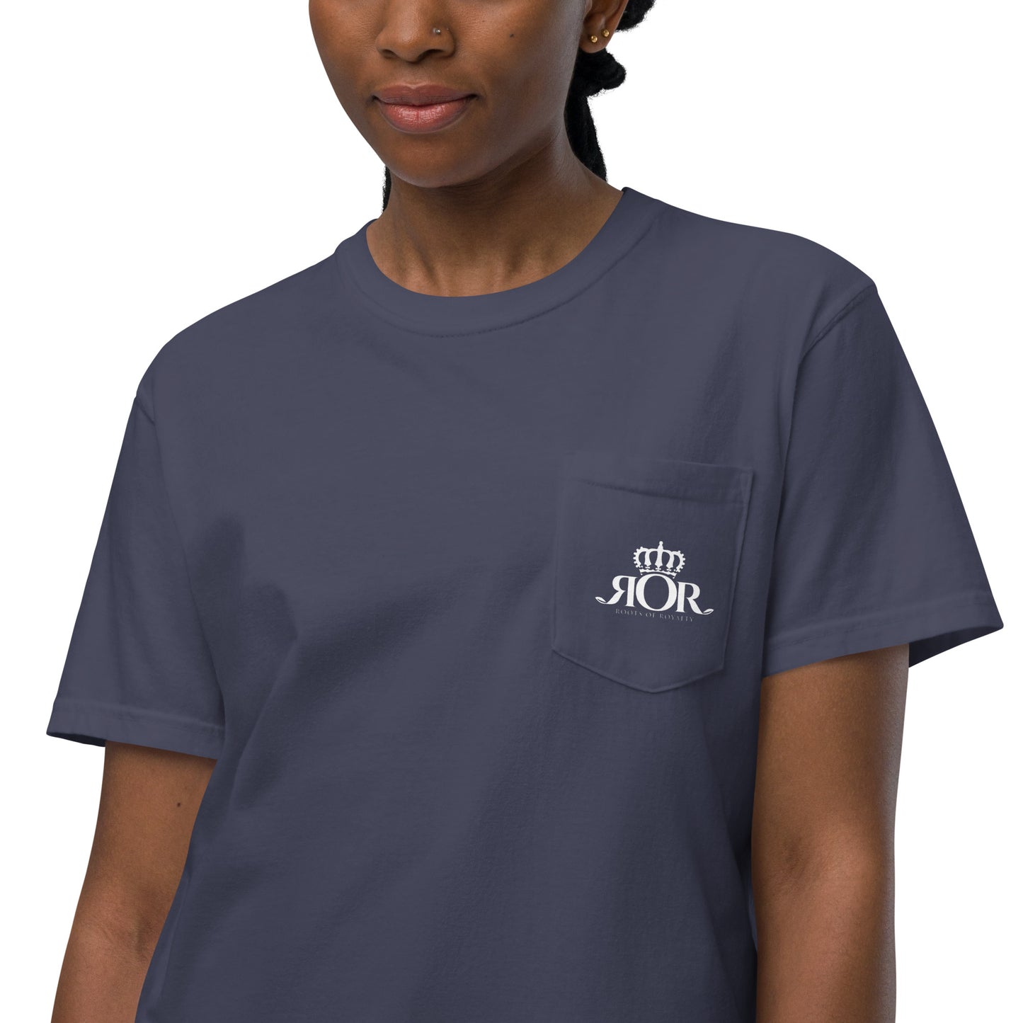 Unisex garment-dyed pocket t-shirt