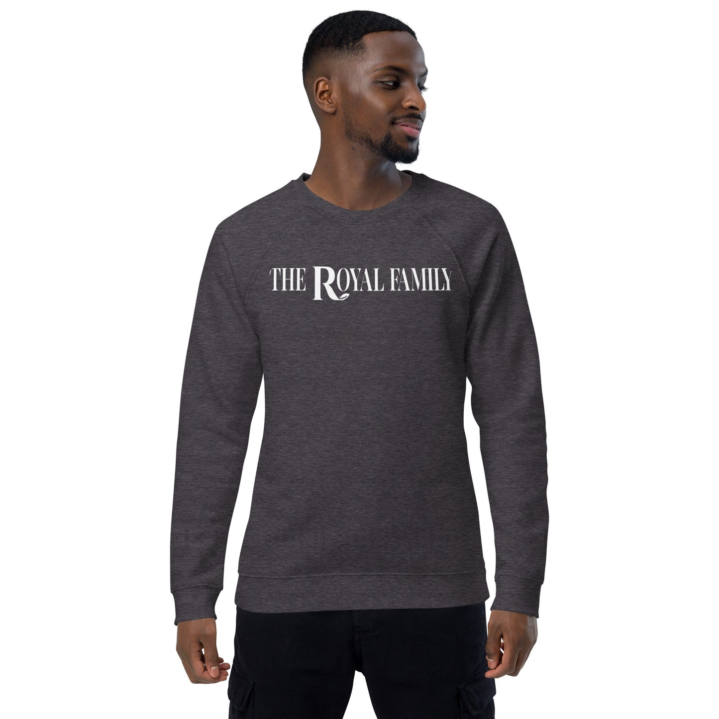 Unisex organic raglan sweatshirt