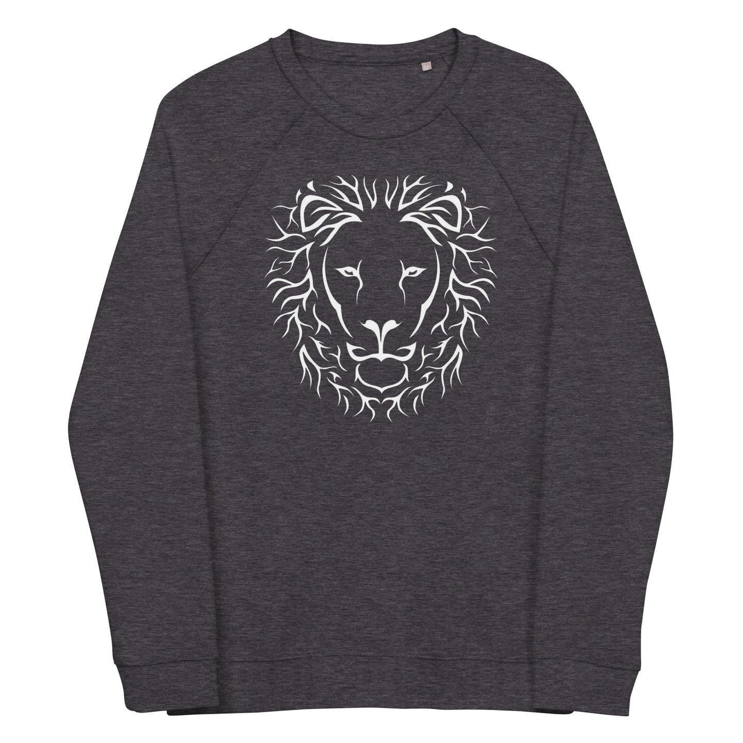 Unisex organic raglan sweatshirt