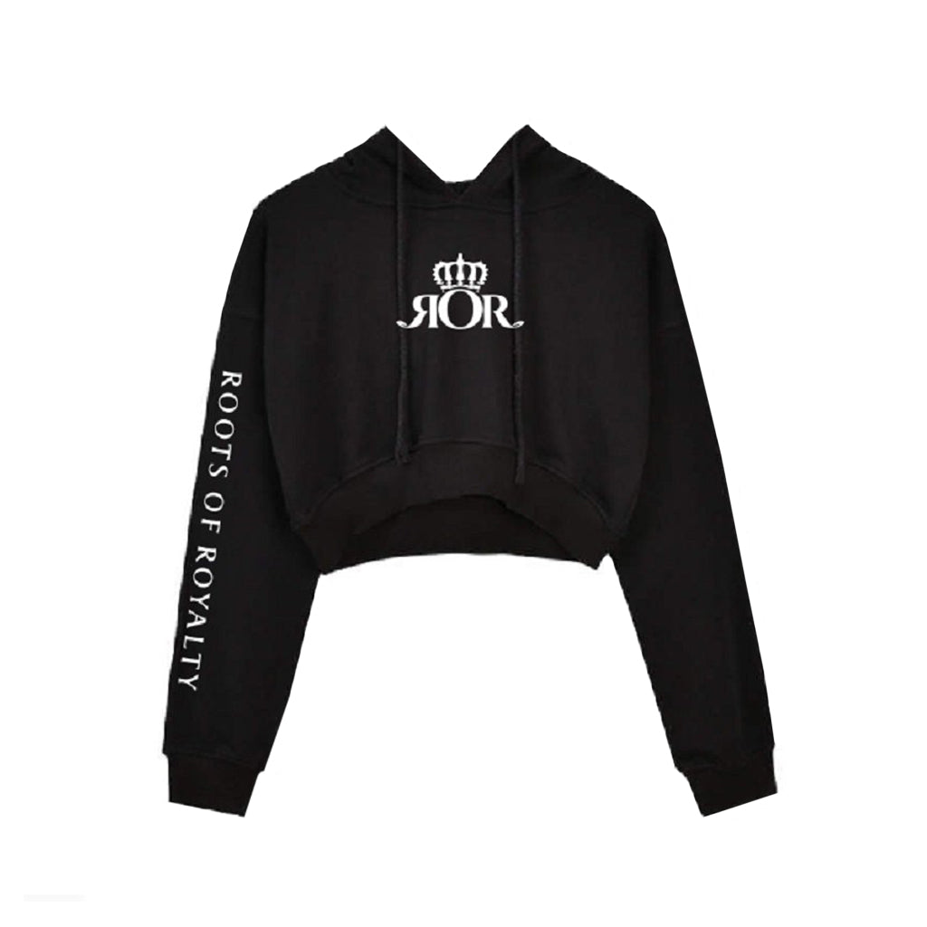 ROR Crop Top Hoodies - Roots of Royalty Store